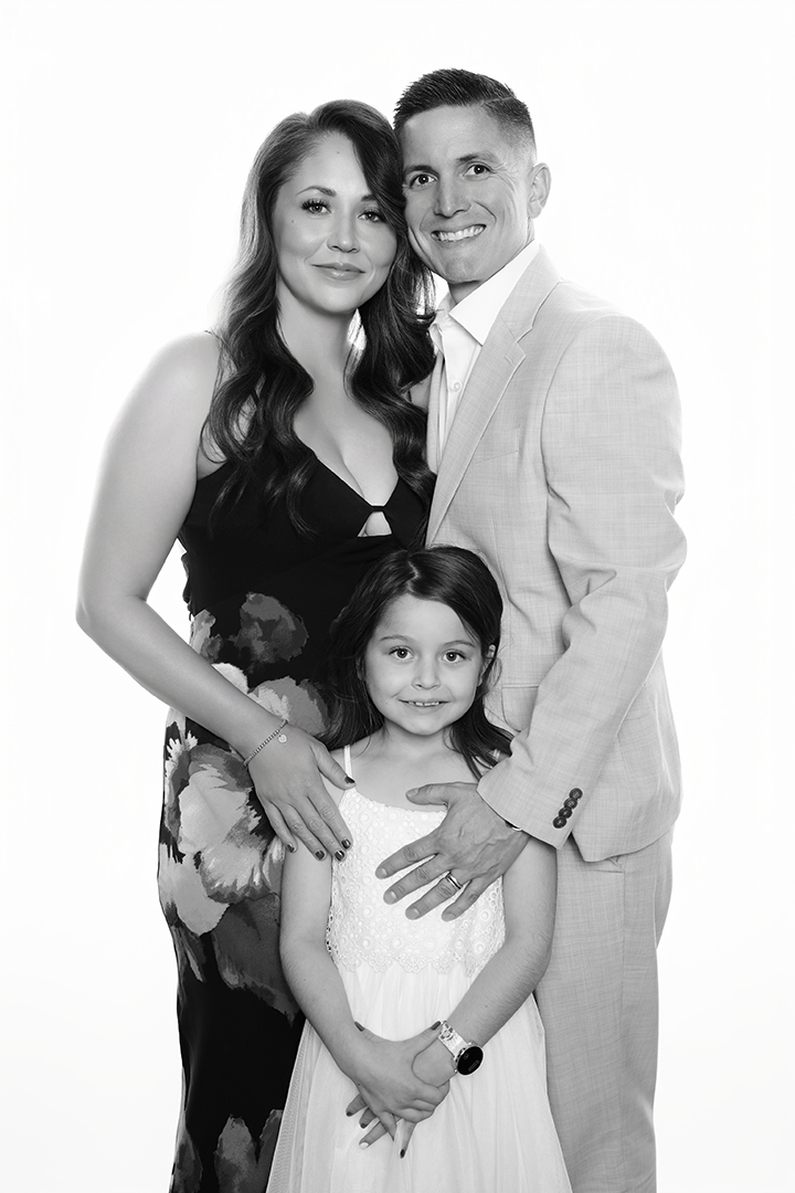 Celebrity-style black & white photo portrait booth